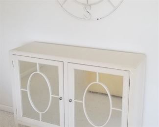 Pretty console; wall art