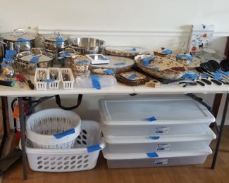 Cookware, kitchen ware, storage aids