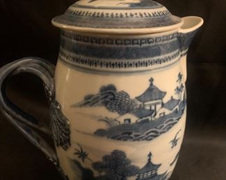 19th C Nanking cider pitcher,   9.5" , $1500