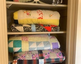 1930s - 1970s handmade quilts