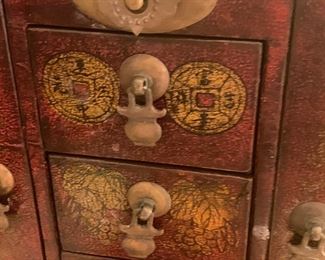 Vintage Chinoiserie style jewelry box, $100