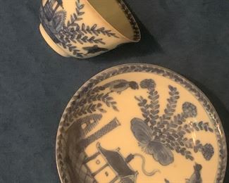 K'and Hsi Cuckoo from the House tea cup (2.5")and saucer (4.5"), Henry Moog Atlanta, $150