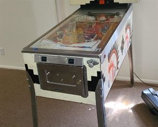 Working Big Brave pinball  1970s