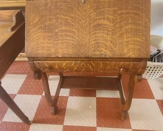 Tiger oak secretary (small)