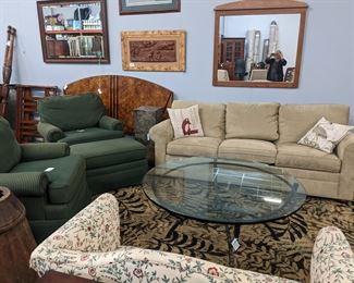 Stickley Microfiber Sofa