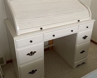 roll top desk, one of two