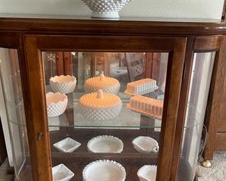 small lighted curio