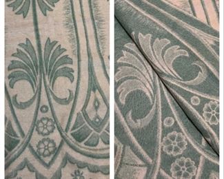 Beautiful, large reversible wool blanket, very good conditon