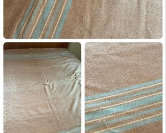 Very large, possibly king size wools blanket in very good condition