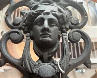 Cast iron door knocker