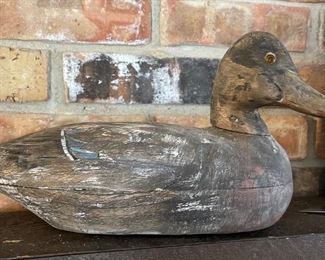 antique wood duck decoy
