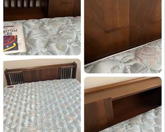 Kroehler Queen bed and headboard-part of four piece set. 