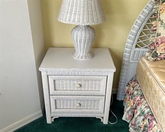 Pair of Night Stands with wood tops