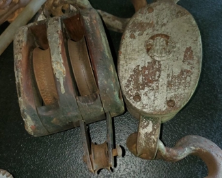 Vintage pulleys