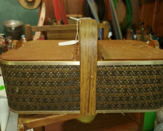 Vintage fishing basket