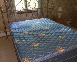 Queen headboard, mattress & rails