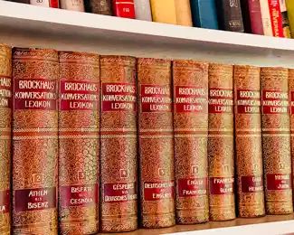 Antique German Books  - Brackhaus Conversations Lexicon