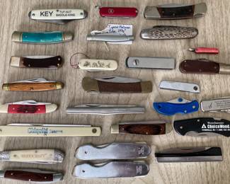 Pocket Knives - Ducks Unlimited, Frost Cutlery, RR Sharp Tested, Old Timer, Imperial Platinum Edge, Chiquita Bananas, Barlow, Stanley, Parker Edwards, Zippo