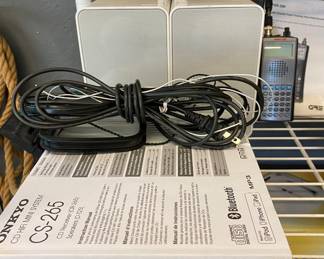 Onkyo CS-265 CD player / speakers also available 