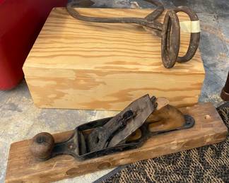 Antique Plane, Ice Tongs 