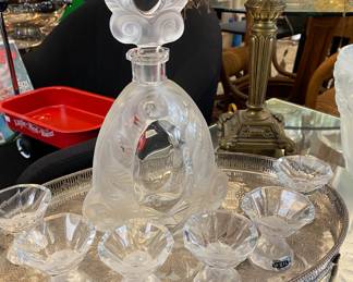 Weil Decanter set w/ tray 