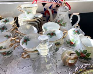 1950’s Merry Christmas Tea Set 
