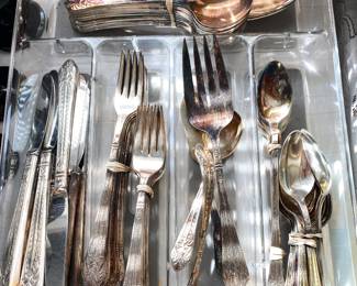 Old Rogers Flatware - over 70 pieces 