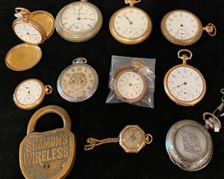 Pocket Watches Watch • Vintage Padlock Lock 