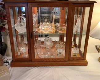China Hutch and Antique/Vintage Crystal