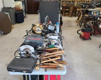 Power/Lawn/Hand Tools - Antique Furniture - Camping Supplies - Tool/Metal Cabinets - Welder - Air Compressor - Lawn Mowers and MORE