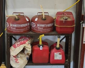 Vintage Metal Gas Cans