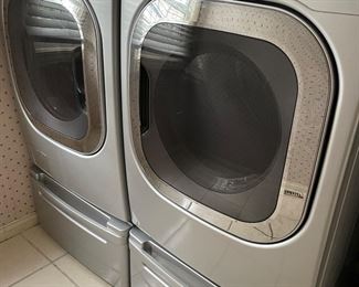 LG stainless washer and dryer