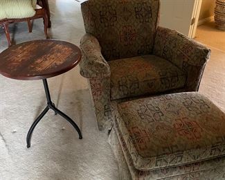 Nice chair with ottoman
