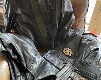 More Harley leather