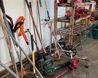 Lots of hand tools and battery powered tools