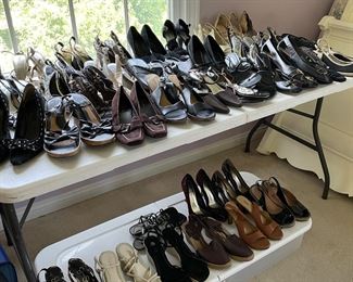 Lots and lots of women’s shoes 8 and 8 1/2