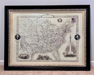 Large Map Wall Art