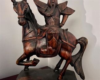 Wooden Warrior Statue