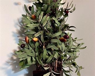 Faux olive tree