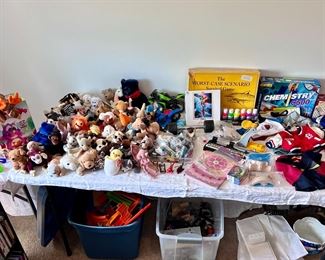 Beanie babies and toys