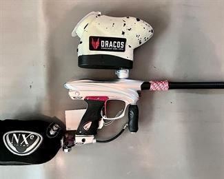 DYE Paintball Gun with extras