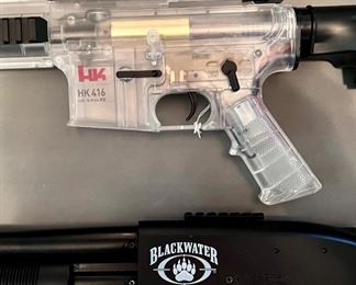 HK and blackwater air soft guns