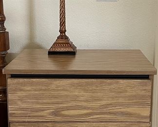 File Cabinet x 2, Table Lamps pair