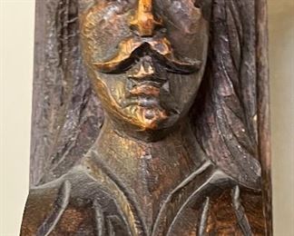 Antique Shelf w Fabulous Carvings