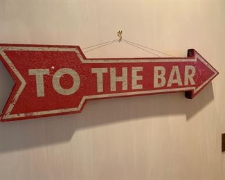 Fun vintage wood sign