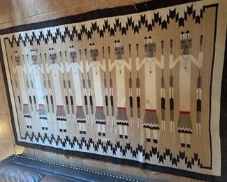 Yei weaving, 81" x 49"