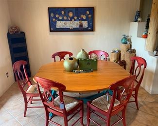 Fun kitchen table and chairs