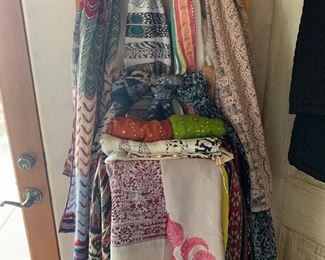 Scarves, including Missoni and other designers