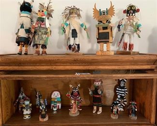 Hopi and Navajo kachinas
