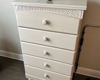 Cottage Retreat Chest of Drawers & 2 Nightstands By Ashley Furniture $250